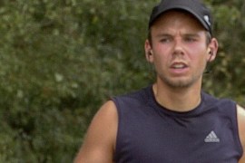 File photo of Andreas Lubitz running the Airportrace half marathon in Hamburg, Germany September 13, 2009. French BEA air accident investigators reported March 13, 2016 that a doctor had recommended that the German pilot who crashed a Germanwings jet into the Alps last year should be treated in a psychiatric hospital two weeks before the disaster. Prosecutors believe co-pilot Andreas Lubitz, who had a history of severe depression, barricaded himself into the cockpit and deliberately propelled his Airbus jet into a mountainside killing all 150 people on board. REUTERS/Foto-Team-Mueller/Files BEST AVAILABLE QUAILITY