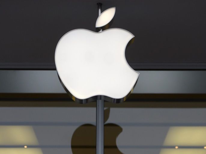 (FILE) A file picture dated 27 January 2015 of the company's logo at an Apple Store in Washington, DC, USA. Reports state that the results of European Commission investigations examining whether decisions by tax authorities in Ireland, with regard to the corporate income tax to be paid by Apple comply with the EU rules on state aid, are due to be announced on 30 August 2016. The Commission has been investigating under EU state aid rules certain tax practices in several