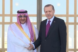 أردوغان وولي عهد السعودية يبحثان أزمات المنطقة