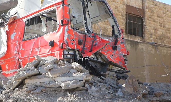 غارات تدمر مراكز للدفاع المدني في حلب