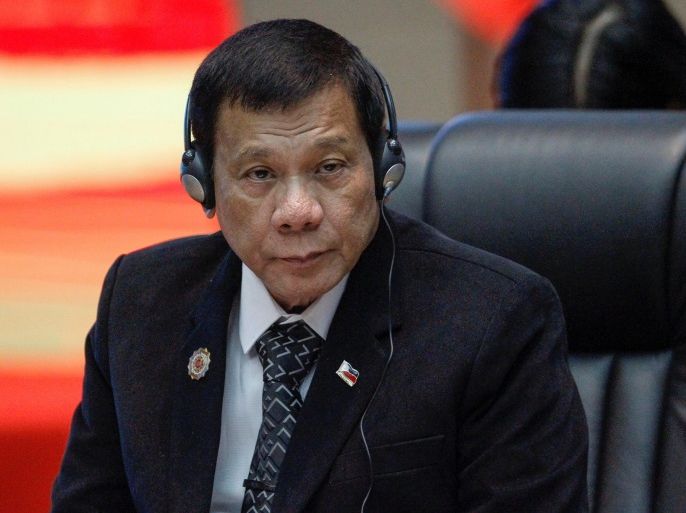 Philippines President Rodrigo Duterte attends the ASEAN Summit in Vientiane, Laos September 7, 2016. REUTERS/Soe Zeya Tun TPX IMAGES OF THE DAY