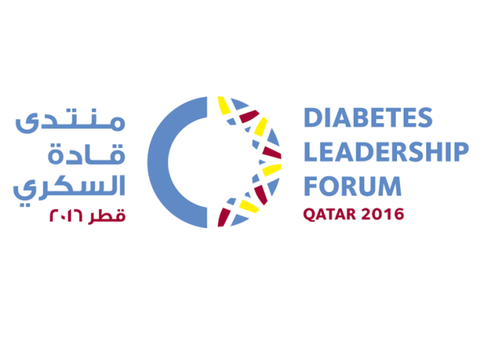 شعار المنتدى الدولي لقادة السكري، المصدر: صفحة وزارة الصحة العامة القطرية على الفيسبوك