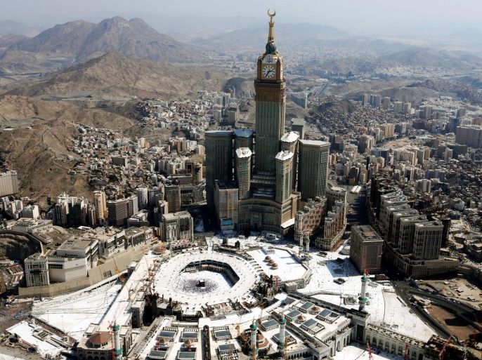 Aerial view of Kaaba at the Grand mosque in Mecca September 13, 2016. REUTERS/Ahmed Jadallah