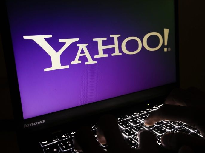 The Yahoo logo is pictured on a computer monitor in Taipei, Taiwan, 23 September 2016. According to news reports on 23 September, around 500 million Yahoo account users information had been stolen or hacked on its network in 2014.