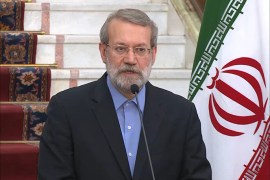رئيس مجلس الشورى الإيراني علي لاريجاني