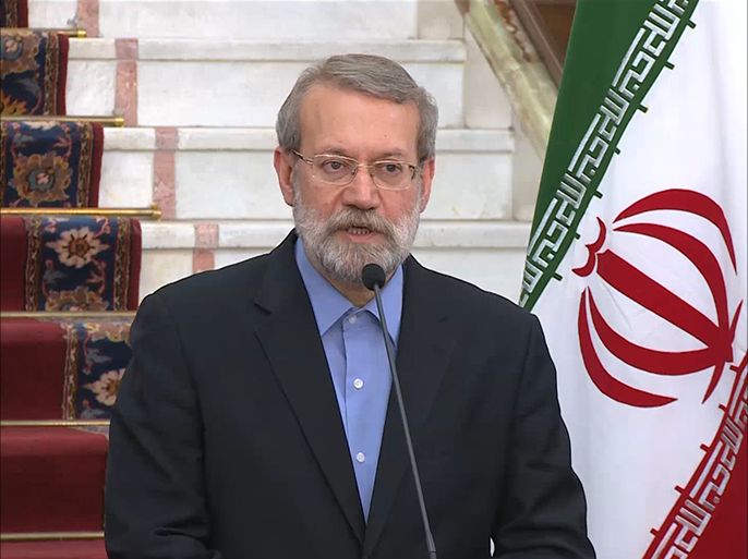 رئيس مجلس الشورى الإيراني علي لاريجاني