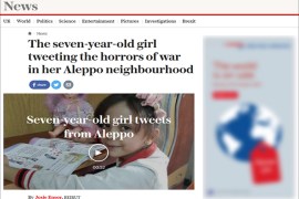 طفلة في السابعة تغرد عن أهوال حلب