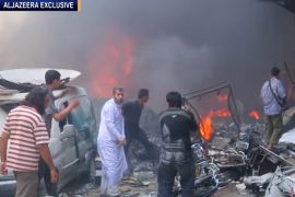 25 قتيلا بقصف روسي للسوق الرئيسي بإدلب