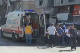 جرحى في تفجير استهدف مبنى حكوميا ومقرا لحزب العدالة والتتنمية في شرقي تركيا
