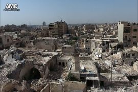 صور جوية تظهر الدمار الهائل الذي خلفه القصف الجوي الروسي على أحياء حلب القديمة