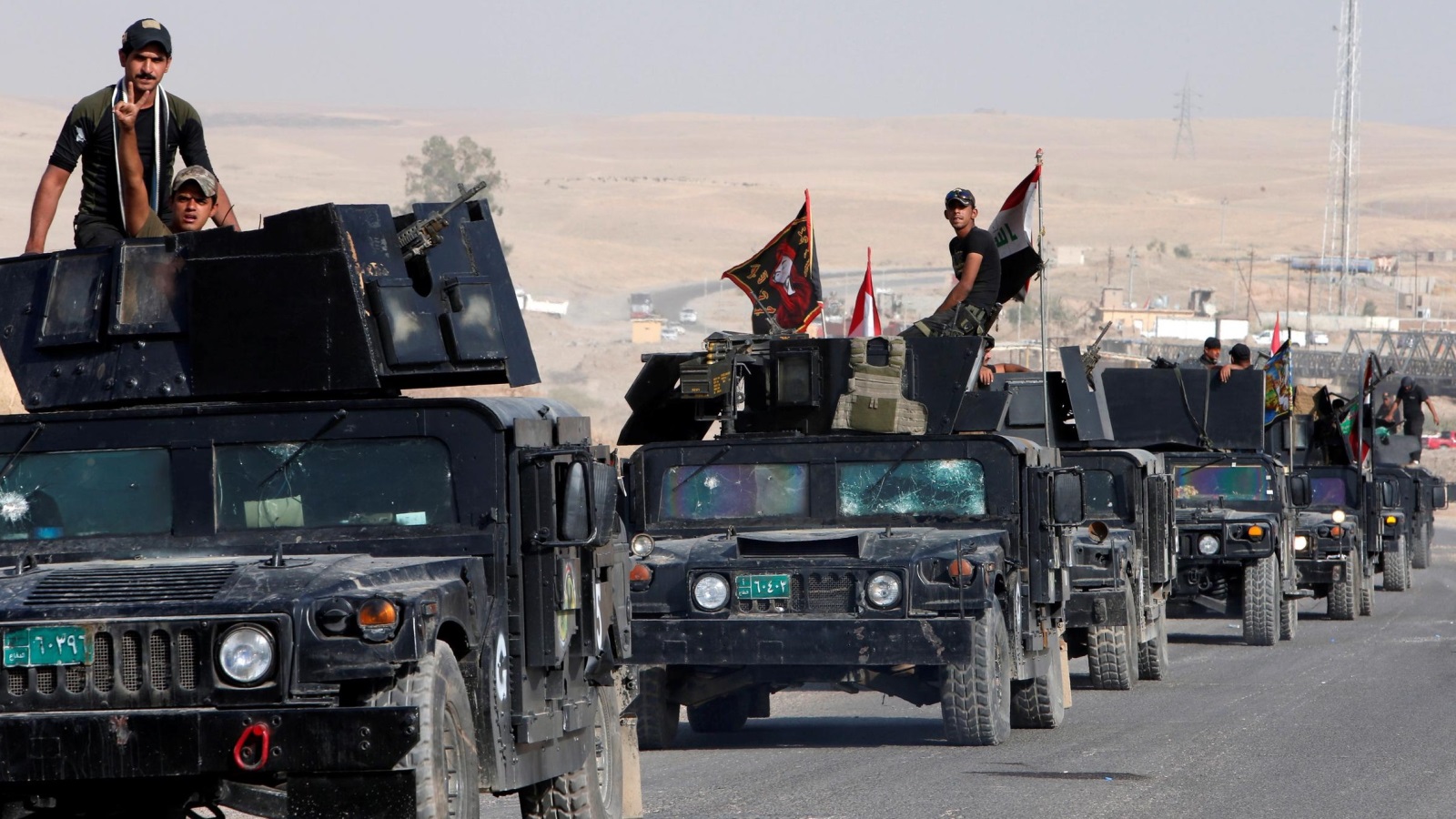 ‪قوات عراقية خلال العمليات الأخيرة لاستعادة الموصل‬ قوات عراقية خلال العمليات الأخيرة لاستعادة الموصل (رويترز)