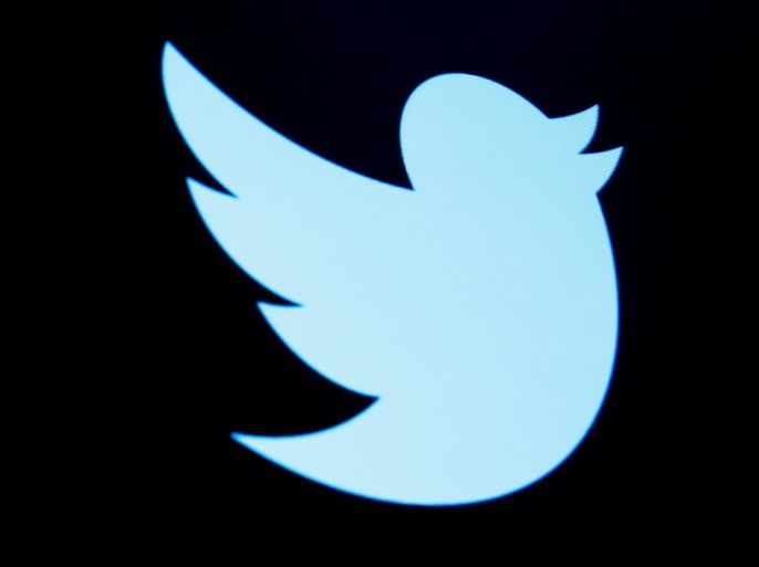 The Twitter logo is displayed on a screen on the floor of the New York Stock Exchange (NYSE) in New York City, U.S., September 28, 2016. REUTERS/Brendan McDermid/File Photo