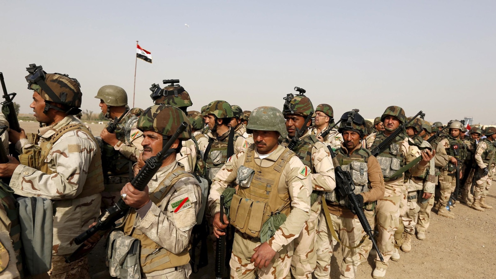 قوات عراقية تتجهز لخوض معركة الموصل ضد تنظيم الدولة (رويترز-أرشيف)