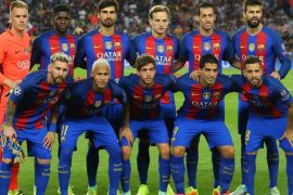 Football Soccer - FC Barcelona v Celtic - UEFA Champions League Group Stage - Group C - The Nou Camp, Barcelona, Spain - 13/9/16 Barcelona team group before the match Reuters / Paul Hanna Livepic EDITORIAL USE ONLY.