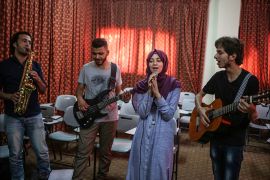 الفرقة الموسيقية الأصدقاء من قطاع غزة