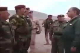 زيارة وزير الدفاع العراقي المقال لمعسكر بعشيقة