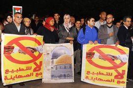 جانب من تظاهرة الأربعاء الماضي أمام مقر البرلمان المغربي