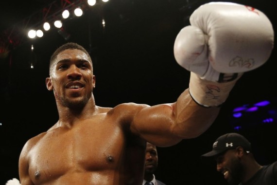 Britain Boxing - Anthony Joshua v Dominic Breazeale IBF World Heavyweight Title - The O2 Arena, London - 25/6/16 Anthony Joshua celebrates his win Action Images via Reuters / Andrew Couldridge Livepic EDITORIAL USE ONLY.