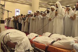 تشييع جنازة الشيخ محمد سرور زين العابدين في العاصمة القطرية الدوحة