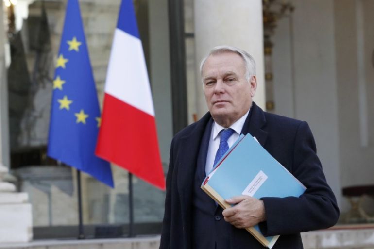 French Foreign Minister Jean-Marc Ayrault leaves the weekly cabinet meeting at the Elysee Palace in Paris, France, November 23, 2016. REUTERS/Philippe Wojazer