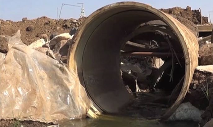 الاحتلال يغمر القنيطرة السورية بمياه الصرف الصحي