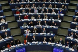 Members of the European Parliament take part in a voting session at the European Parliament in Strasbourg, France, November 24, 2016. REUTERS/Vincent Kessler