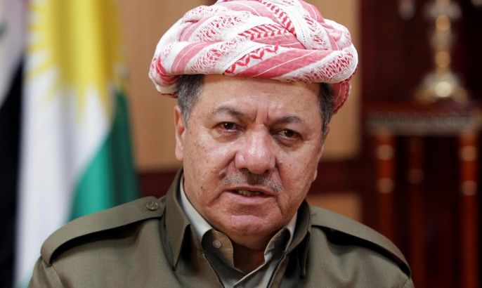 Kurdish Regional Government President Masoud Barzani smiles during an interview with Reuters in Arbil, Iraq, June 2, 2013. To match Special Report MIDEAST-CRISIS/KURDS-LAND REUTERS/Azad Lashkari/File Photo