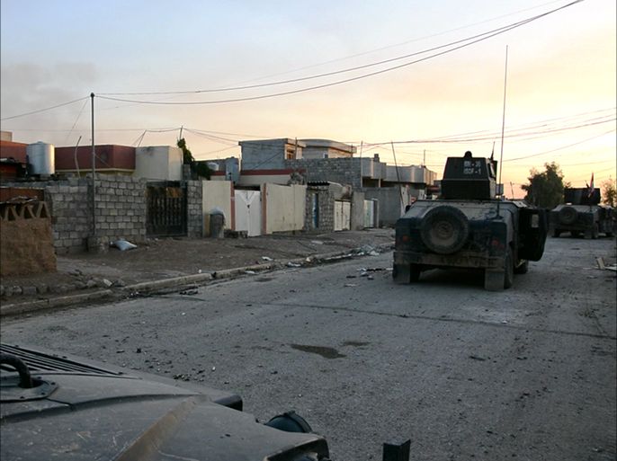 قتال داخل احياء الموصل مصدر الصورة:أحمد الزاويتي