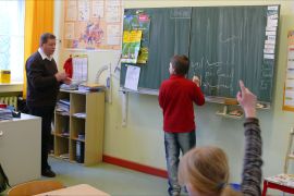 حصة لتعليم لغة الضاد كلغة أجنبية ثانية بأحد مدارس برلين