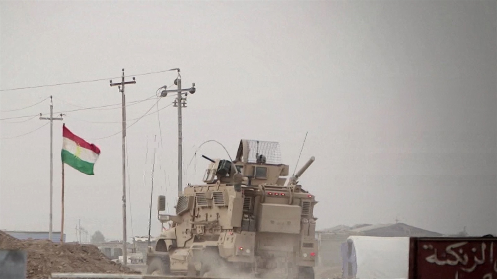 ‪قوات البشمركة استعادت عدة مناطق حول الموصل من تنظيم الدولة‬ (الجزيرة)