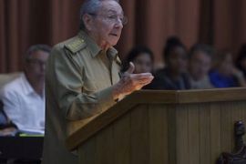 Cuba's President Raul Castro addresses the audience during the National Assembly in Havana, Cuba, December 27, 2016 in this handout photo provided by Cubadebate. Courtesy of Cubadebate/Handout via Reuters ATTENTION EDITORS - THIS PICTURE WAS PROVIDED BY A THIRD PARTY. FOR EDITORIAL USE ONLY.