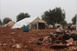 اللاجئون السوريون تحت شتاء قارس