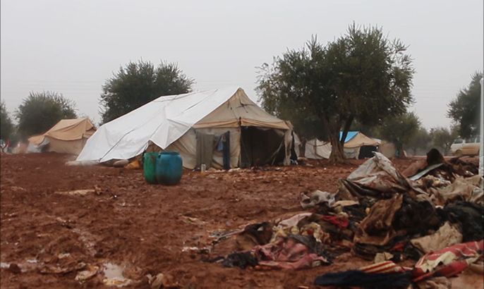اللاجئون السوريون تحت شتاء قارس