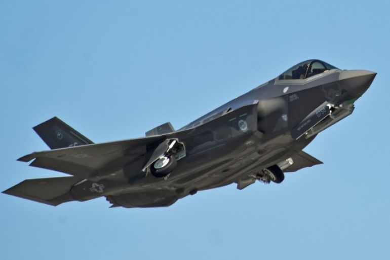 An F-35A Lightning II Joint Strike Fighter takes off on a training sortie at Eglin Air Force Base, Florida March 6, 2012. REUTERS/U.S. Air Force photo/Randy Gon/Handout/File Photo ATTENTION EDITORS - THIS IMAGE WAS PROVIDED BY A THIRD PARTY. EDITORIAL USE ONLY