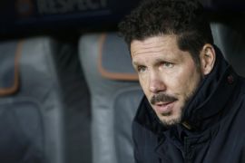 Football Soccer - Bayern Munich v Atletico Madrid - UEFA Champions League Group Stage - Group D - Allianz Arena, Munich, Germany - 06/12/16 - Atletico Madrid's coach Diego Simeone before the match . REUTERS/Michaela Rehle