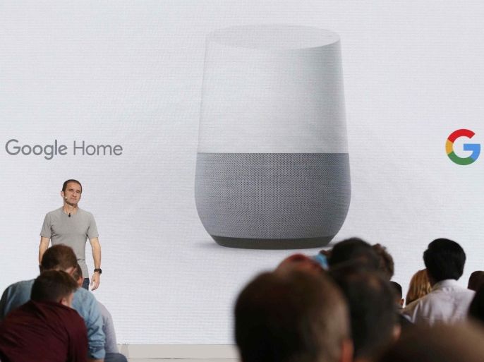 Mario Queiroz introduces the Google Home device during the presentation of new Google hardware in San Francisco, California, U.S. October 4, 2016. REUTERS/Beck Diefenbach