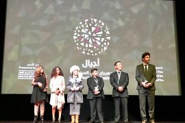 صورة الفائزين في مهرجان أجيال السينمائي - المصدر: حساب المهرجان على تويتر