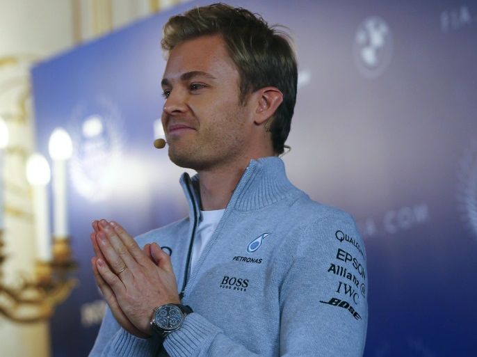 Mercedes' Formula One World Champion Nico Rosberg of Germany speaks during a news conference as he announces his retirement in Vienna, Austria December 2, 2016. REUTERS/Leonhard Foeger