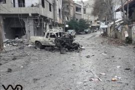 وادي_بردى دمار هائل نتيجة القصف المتواصل من 4 أيام