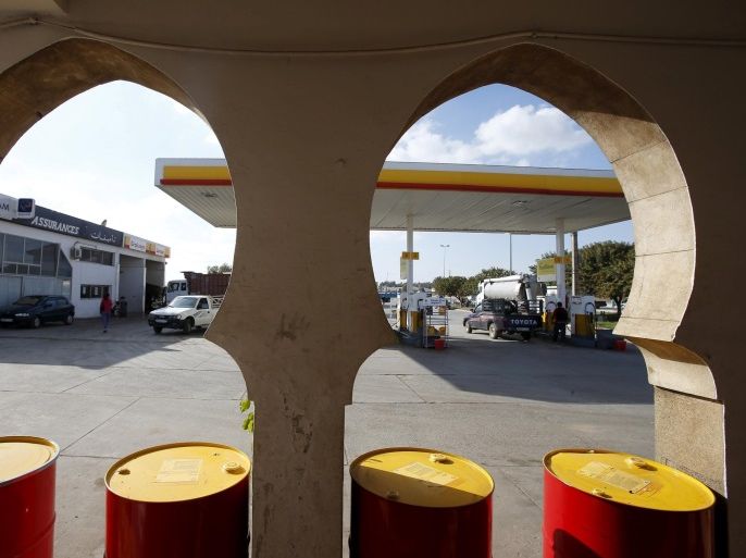 Fuel pumps are pictured at a gas station in Sidi Allal El Bahraoui, Morocco, February 7, 2016. REUTERS/Youssef Boudlal/File Photo