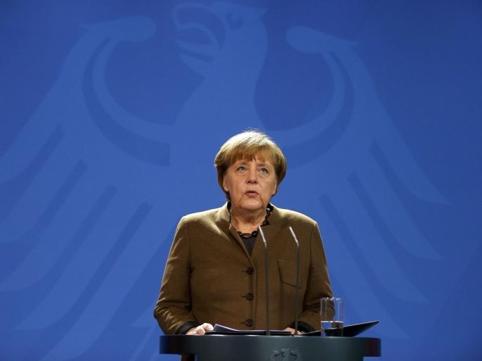 German Chancellor Angela Merkel gives a statement in Berlin, Germany, December 23, 2016. REUTERS/Hannibal Hanschke