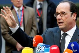 France's President Francois Hollande arrives at a European Union leaders summit in Brussels, Belgium December 15, 2016. REUTERS/Francois Lenoir