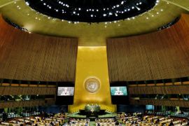 Swedish Foreign Minister Margot Wallstrom addresses the United Nations General Assembly in the Manhattan borough of New York, U.S. September 23, 2016. REUTERS/Eduardo Munoz
