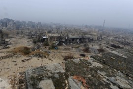 A general view shows damage in the Old City of Aleppo, Syria December 13, 2016. REUTERS/Omar Sanadiki SEARCH "ALEPPO HERITAGE" FOR THIS STORY. SEARCH "WIDER IMAGE" FOR ALL STORIES.