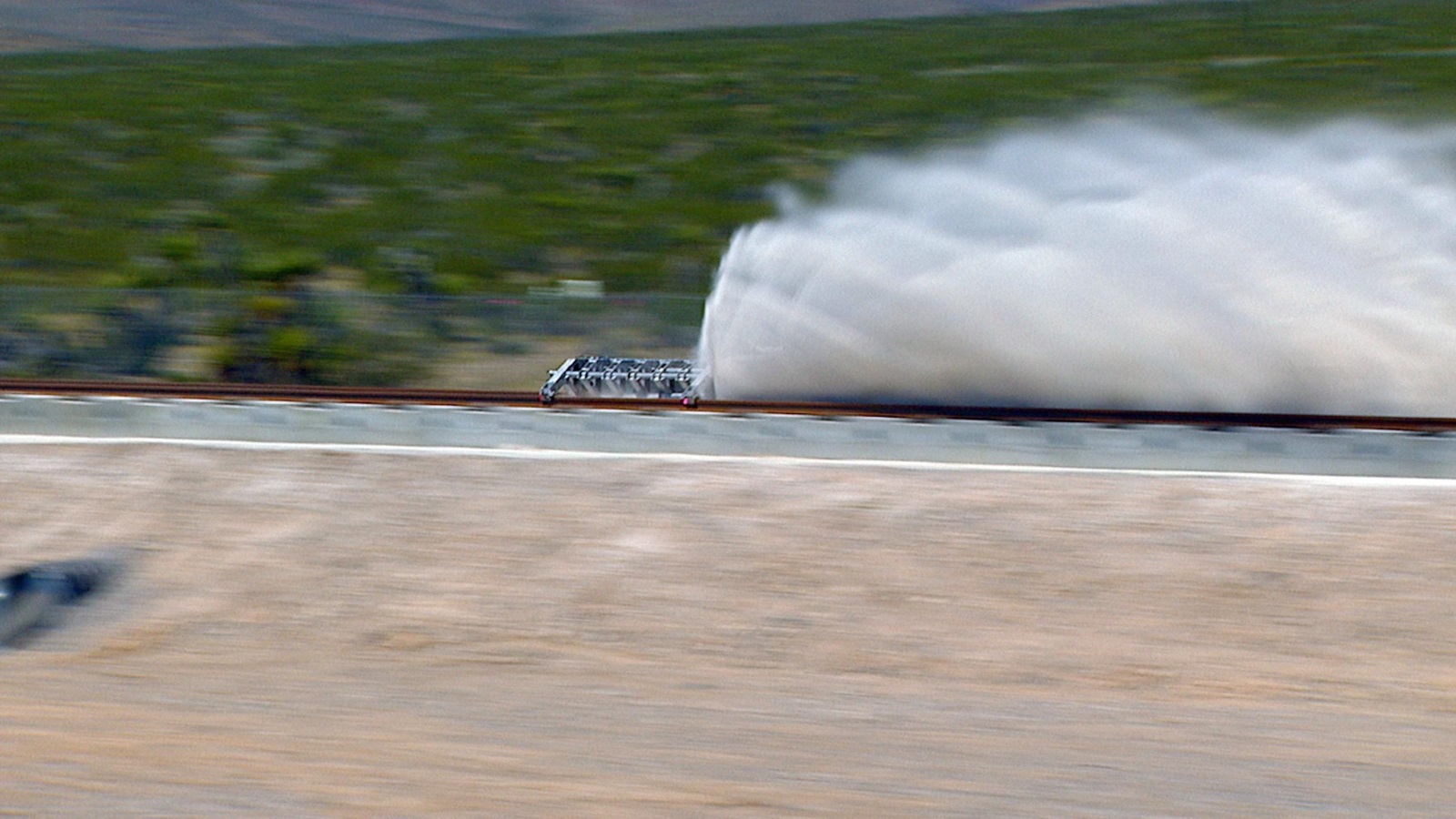 قطار هايبرلوب ون أتم بنجاح أول اختبار سرعة في صحراء نيفادا الأميركية (الأوروبية)
