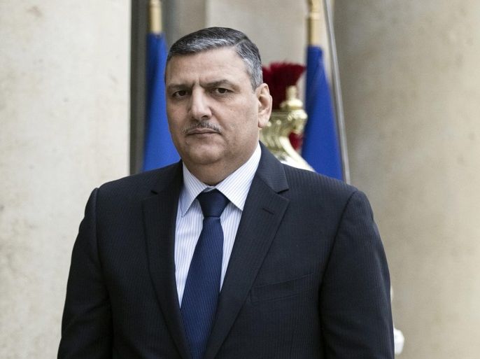 Syrian Opposition High Comity General Coordinator Riyad Hijab arrives at the Elysee Palace for a meeting with French President Francois Hollande in Paris, France, 12 December 2016.
