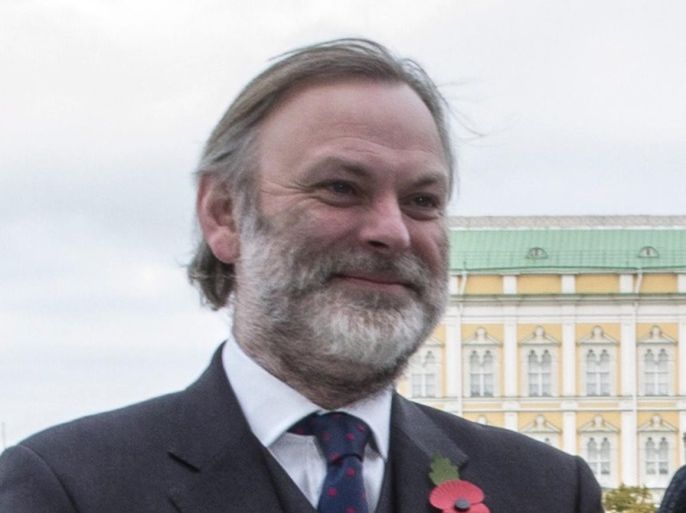 (FILE) - A file picture dated 30 October 2015 shows British Ambassador to Russia Tim Barrow pose for photographers during a photocall for the James Bond film 'Spectre' at the British Embassy building in Moscow, Russia. According to reports from 04 January 2017, Tim Barrow is to replace Ivan Rogers as Britain's Ambassador to the European Union (EU).