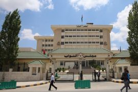 General view for Jordanian parliament in Amman Jordan on 29, May 2016. King Abdullah II of Jordan has appointed Hani al-Mulqi to form a new government replacing the outgoing government of Prime Minister Abdullah Ensour which tendered its resignation today. A Royal Decree also was issued on Sunday dissolving the Lower House of Parliament as of 29 May 2016 in line with paragraph (3) of Article (34) of the Constitution.
