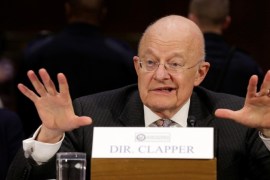Director of National Intelligence (DNI) James Clapper testifies to the Senate Select Committee on Intelligence hearing on “Russia’s intelligence activities" on Capitol Hill in Washington, U.S. January 10, 2017. REUTERS/Joshua Roberts