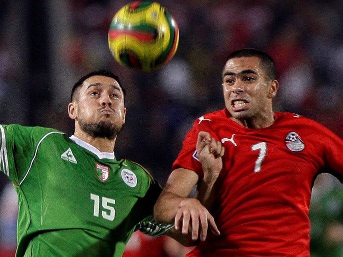 مصر والجزائر منتخب بث مباشر